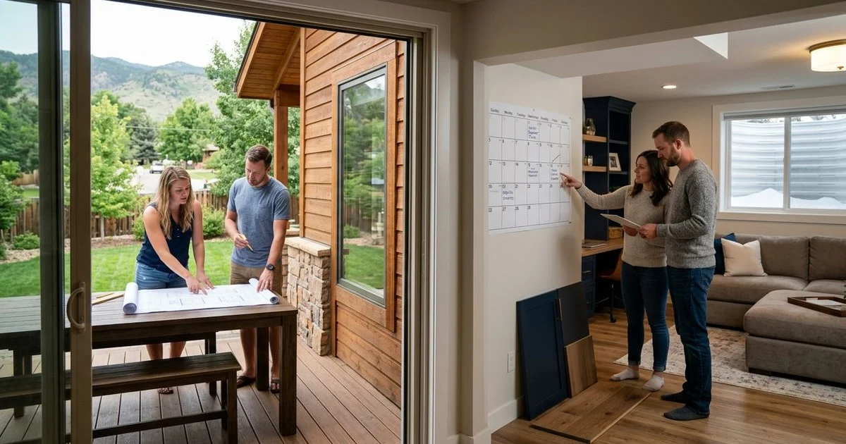 Seasonal remodeling timing visualization for Arvada homeowners