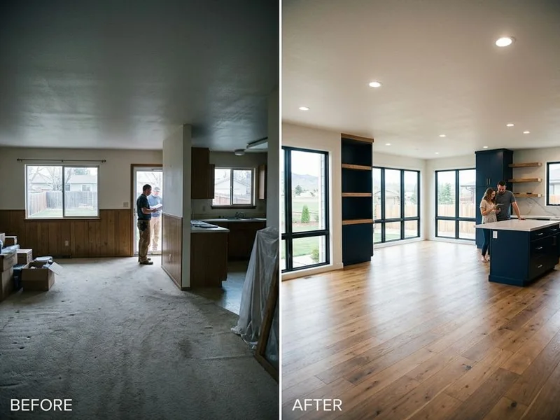 Completed remodel project