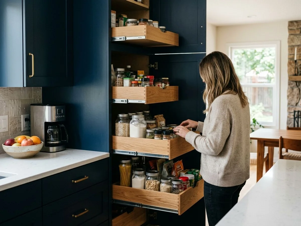 Custom pantry and storage solutions